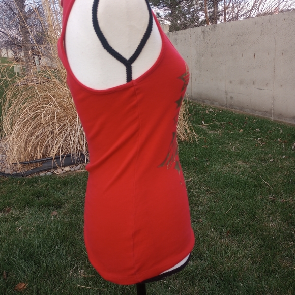 2b bebe Red and Gold Stars 4th of July Tank Top - Picture 8 of 13